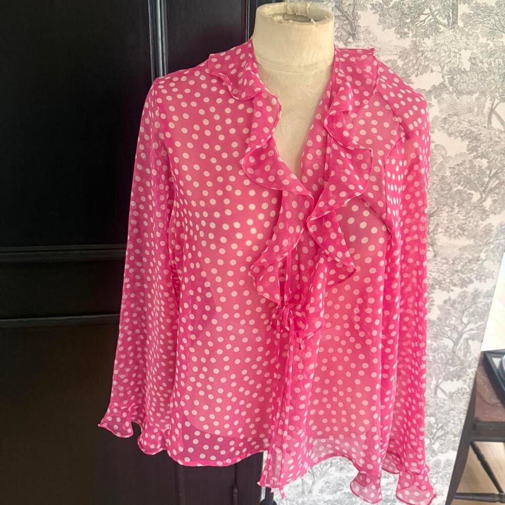 Lauren bennett pink polka dot